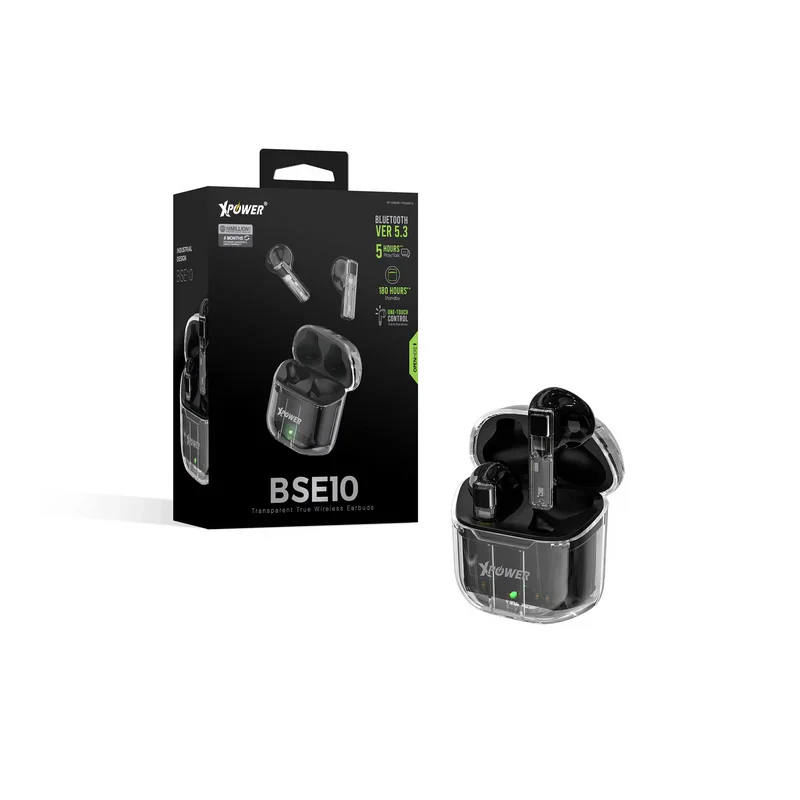 XPower BSE10 True Wireless Bluetooth Earbuds - Black