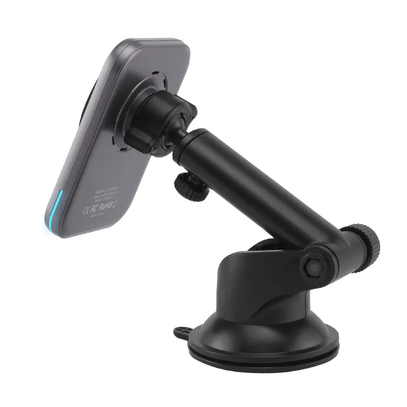 XPower 15W 3-in-1 Wireless Charging Car Mount Holder - Gray