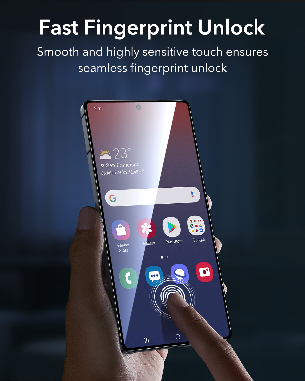 ESR Galaxy S25 Ultra Privacy Tempered Glass - Black