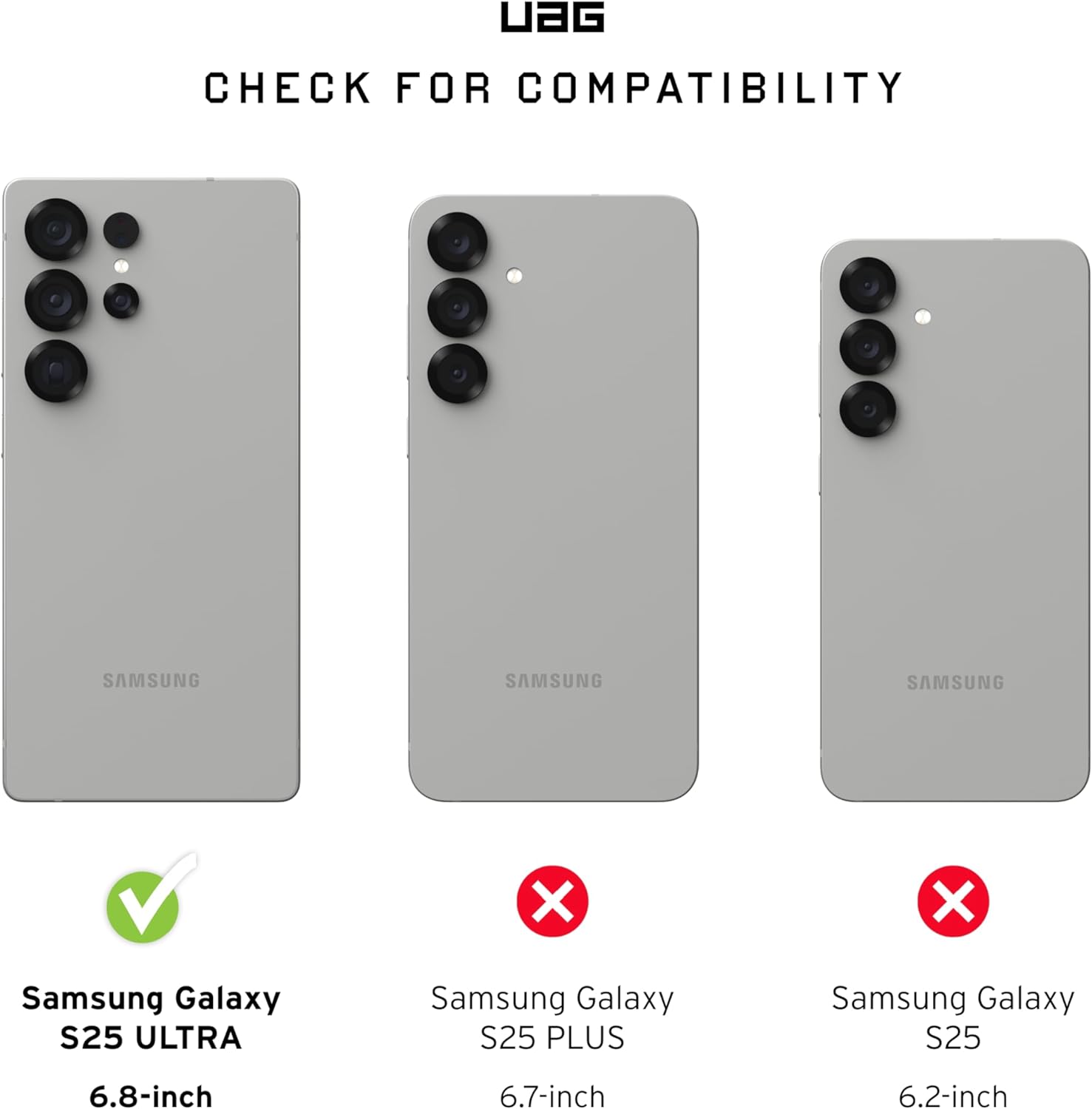 UAG Samsung Galaxy S25 Ultra Plyo Pro Case - Ice/Silver