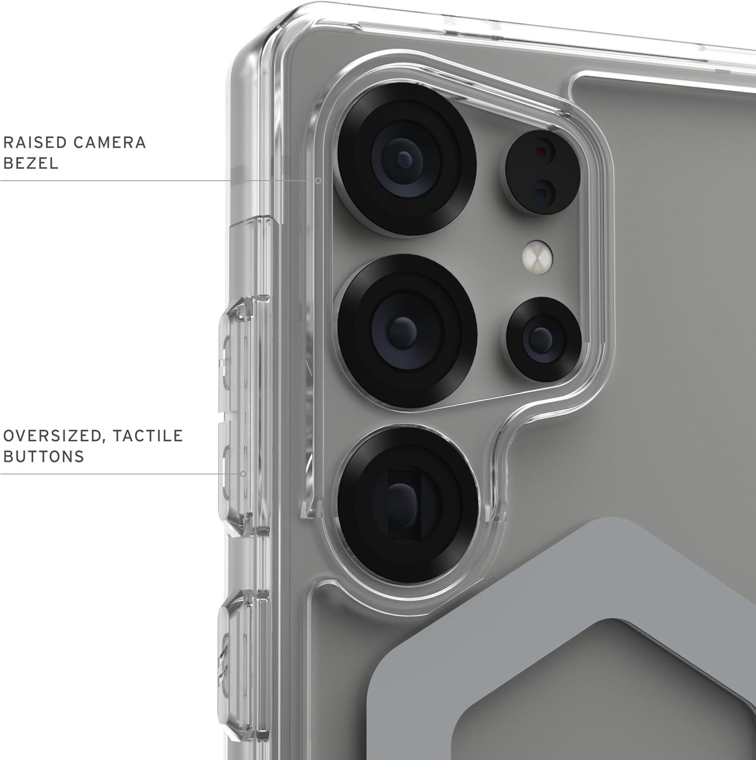 UAG Samsung Galaxy S25 Ultra Plyo Pro Case - Ice/Silver