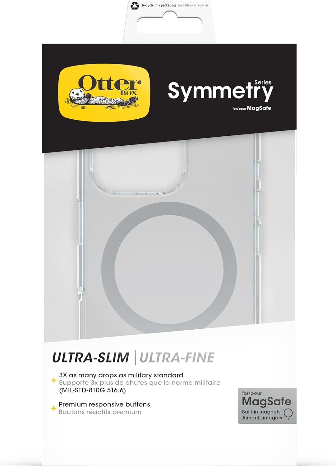OtterBox iPhone 16 Pro Symmetry Clear MagSafe Case - Clear