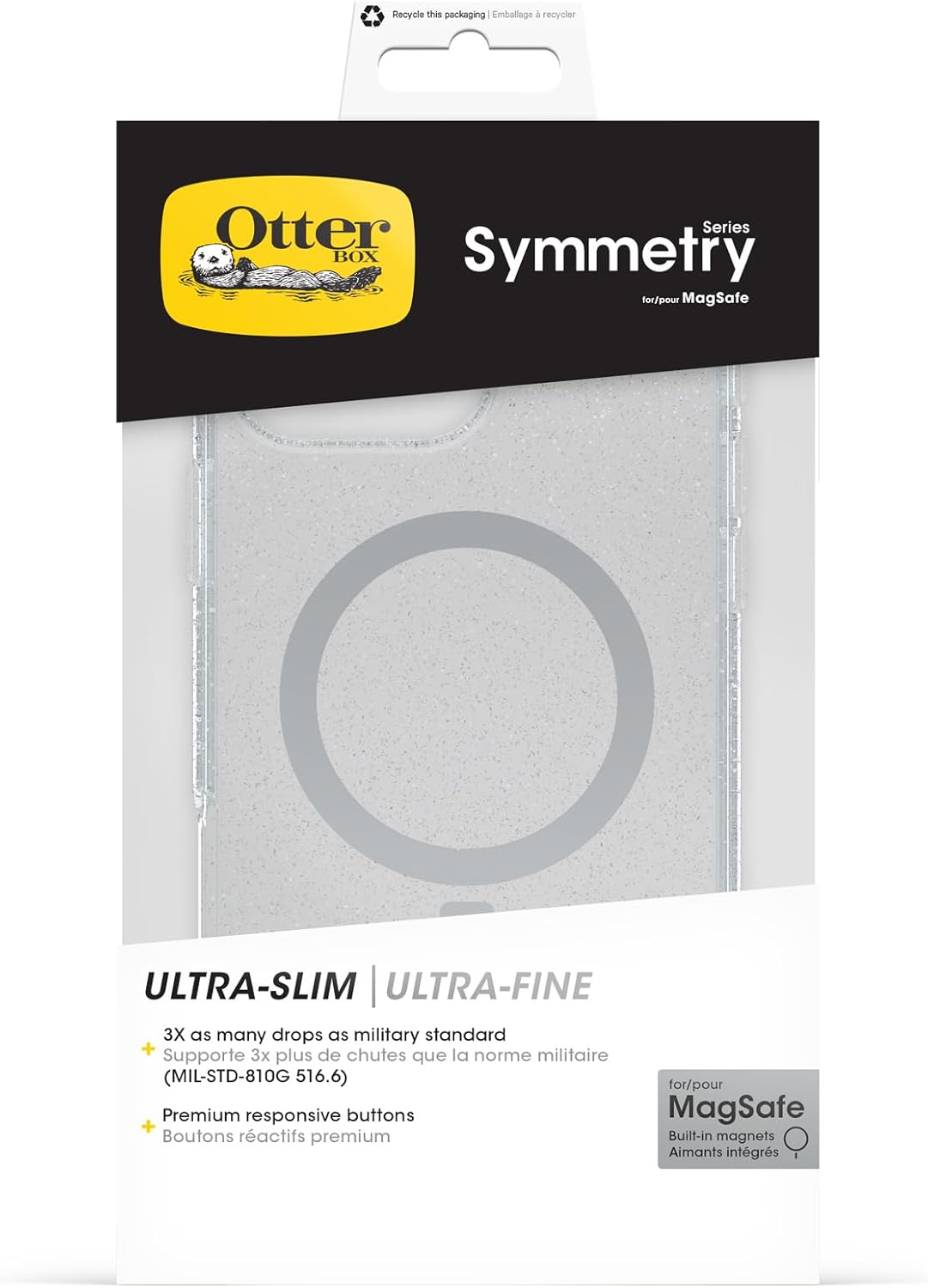 OtterBox iPhone 16 Pro Max Symmetry Clear MagSafe Case - Clear