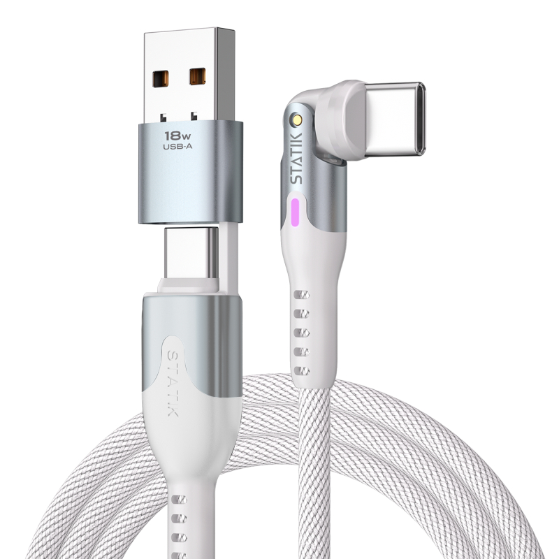 Statik PowerPivot Pro 100w Nylon Braided C-C Cable - 1.8 Meter