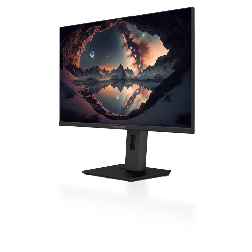 Powerology 27" 4K UHD Monitor Adjustable Rotating Stand