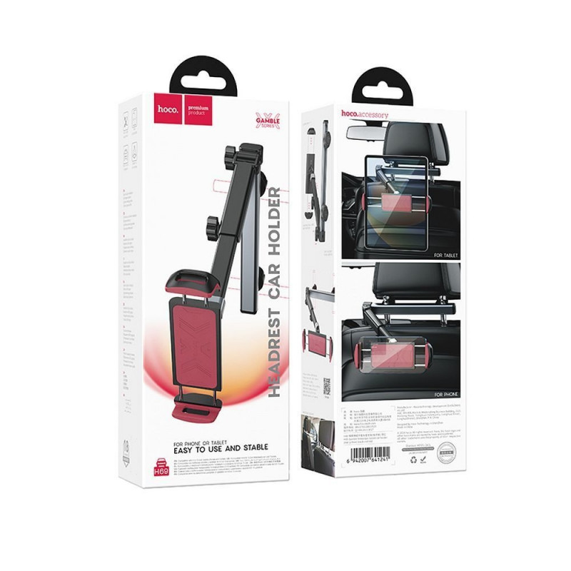 HOCO Telescopic Car Holder for Headrest (4,5" - 13") H69