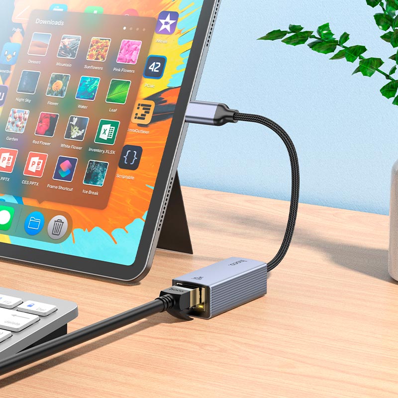 HOCO UA37 Type-C to Ethernet Adapter - 1000Mbps