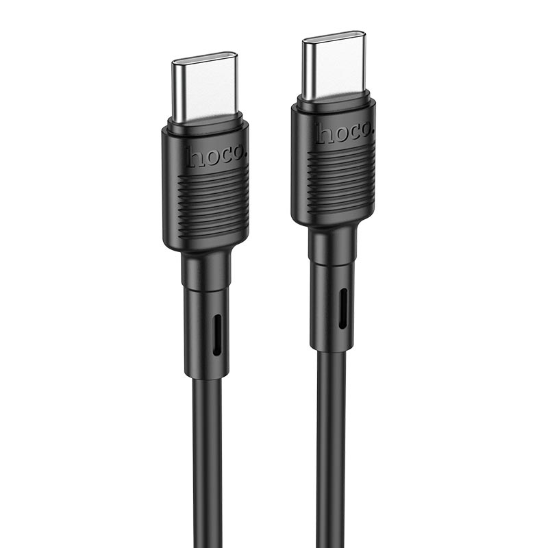 Hoco Type-c to Type-c Victory Charging Data Cable X83 - Black