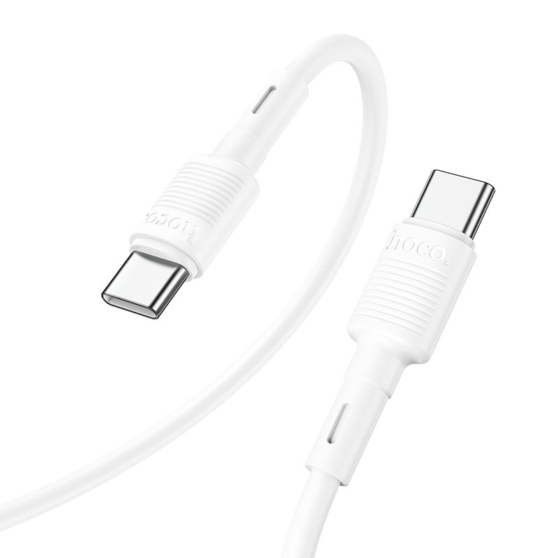 Hoco Type-c to Type-c Victory Charging Data Cable X83 - White