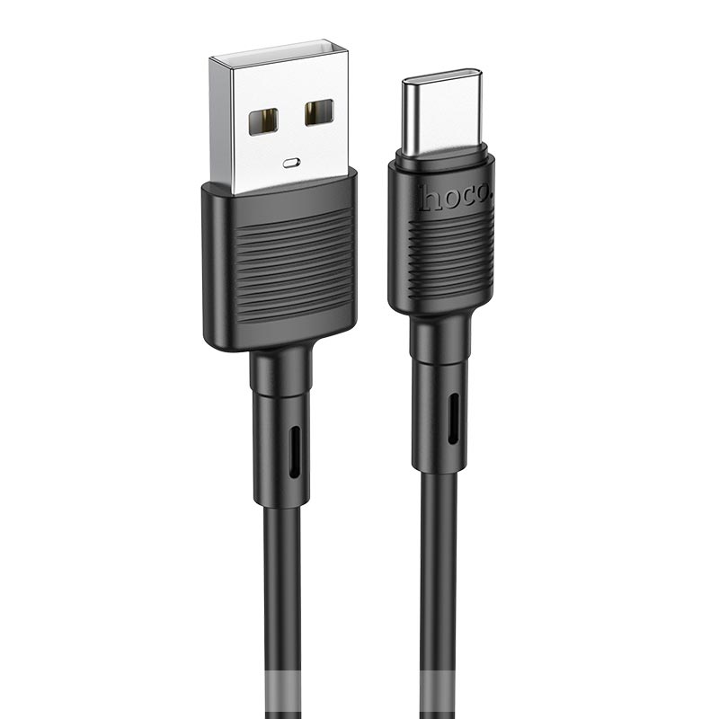 HOCO Type-c Victory Charging Data Cable X83 - Black