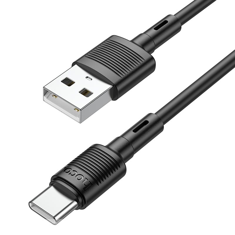 HOCO Type-c Victory Charging Data Cable X83 - Black
