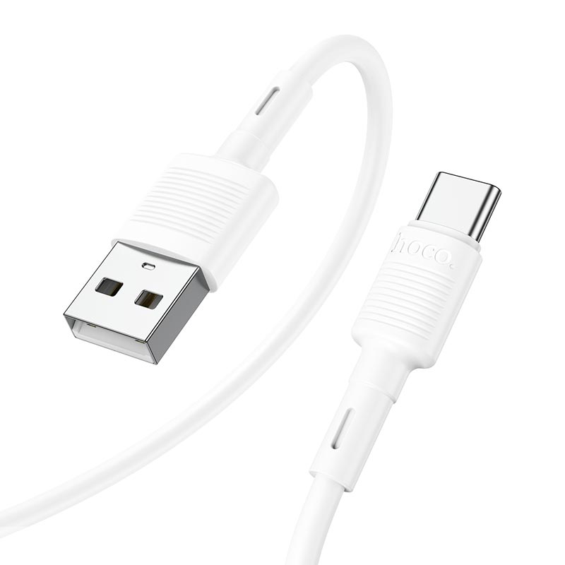 HOCO Type-c Victory Charging Data Cable X83 - White