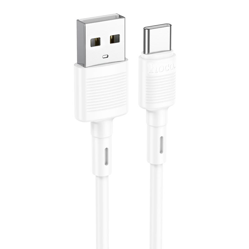 HOCO Type-c Victory Charging Data Cable X83 - White