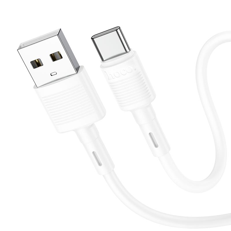HOCO Type-c Victory Charging Data Cable X83 - White