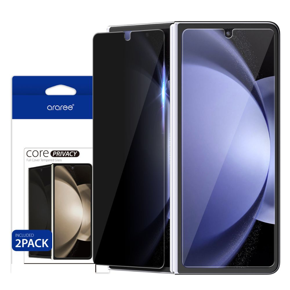 Araree Sub Core Front Tempered Glass for Samsung Galaxy Z Fold 5 (1Pcs) - Privacy