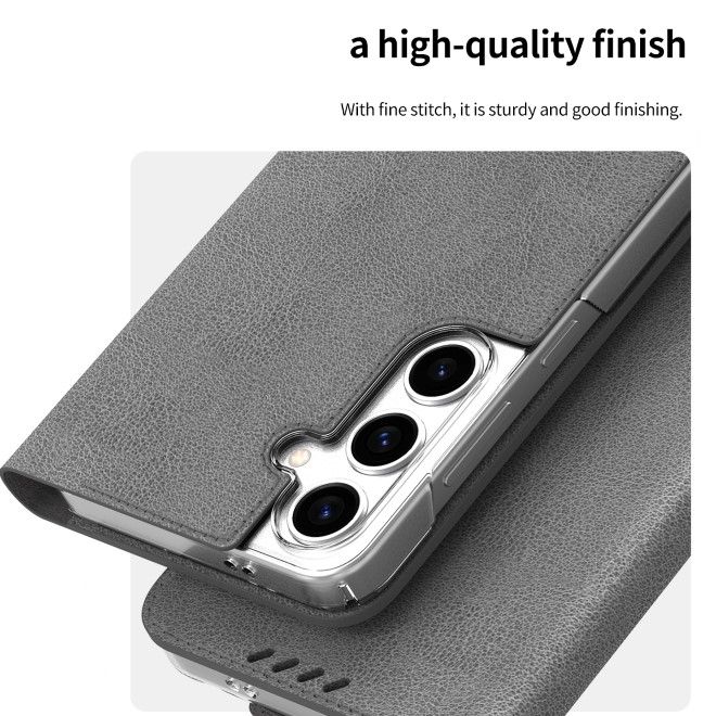 Araree Mustang Diary Wallet Case Samsung for Galaxy S24 Ultra - Ash Blue