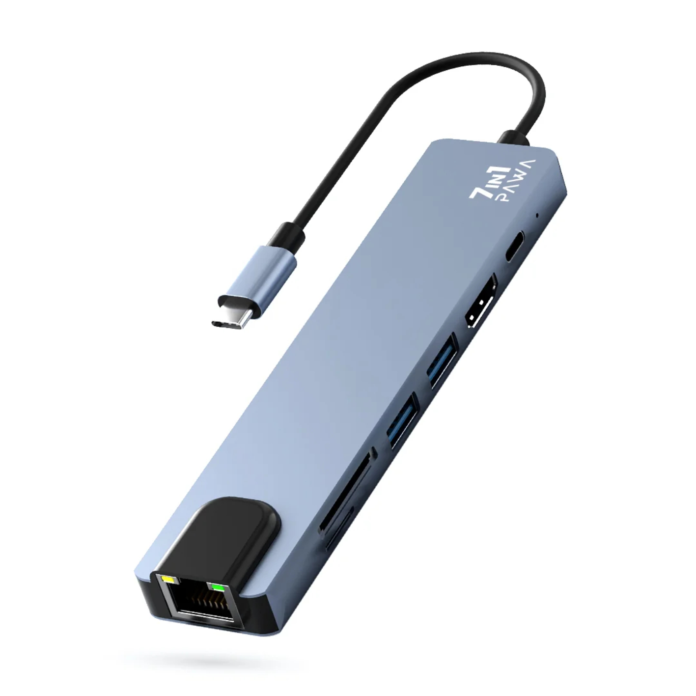 PAWA 7-in-1 USB-C Hub With 4k HDMI