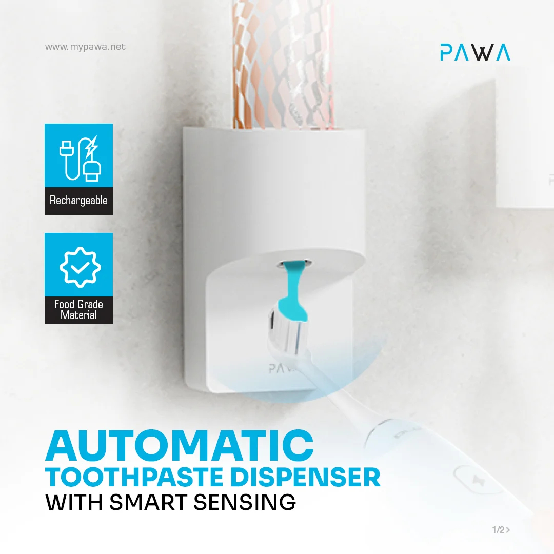 PAWA Automatic Toothpaste Dispenser With Smart Sensing