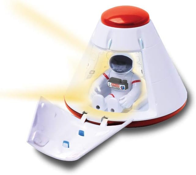 Astro Venture Space Capsule With Lights Safe Spaceship