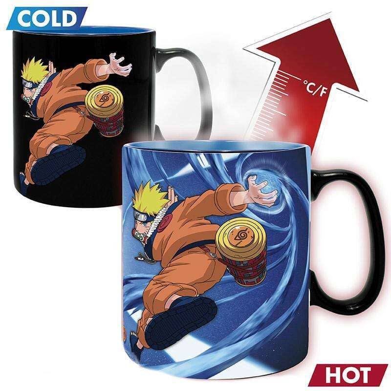 ABYSTYLE Heat Reveal Mug - Naruto & Sasuke