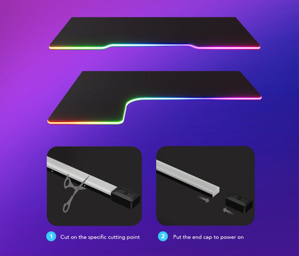 Govee Neon Gaming Table Light - H61C3