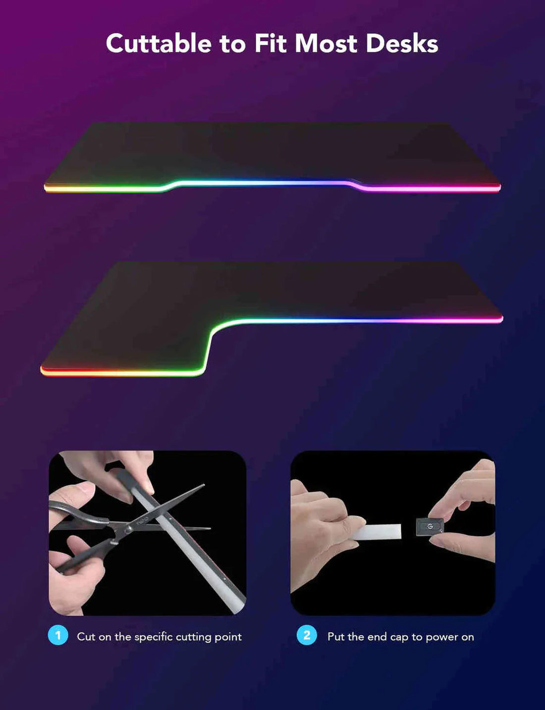 Govee Neon Gaming Table Light - H61C3