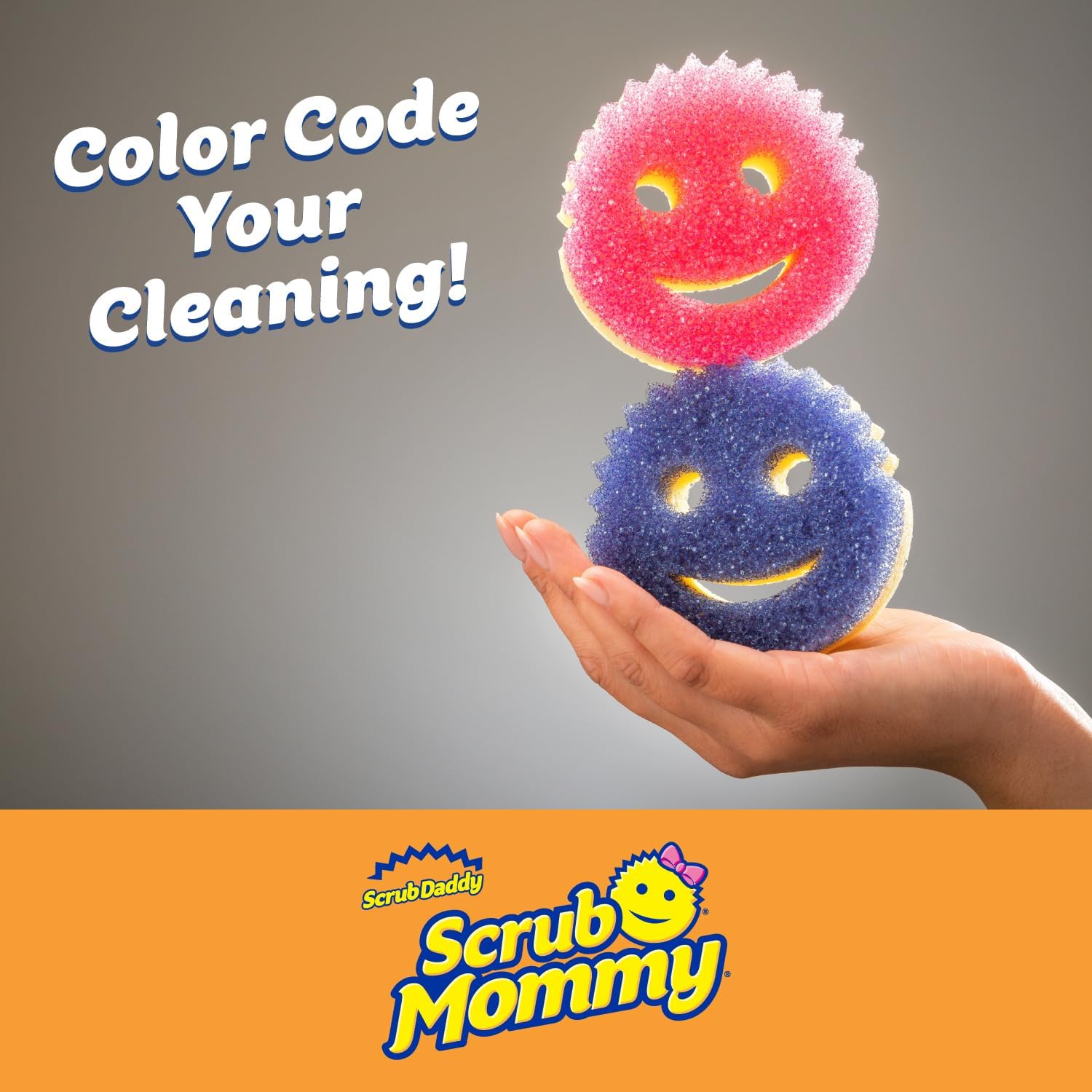 Scrub Daddy Dual-Sided Sponges – 3 Pack