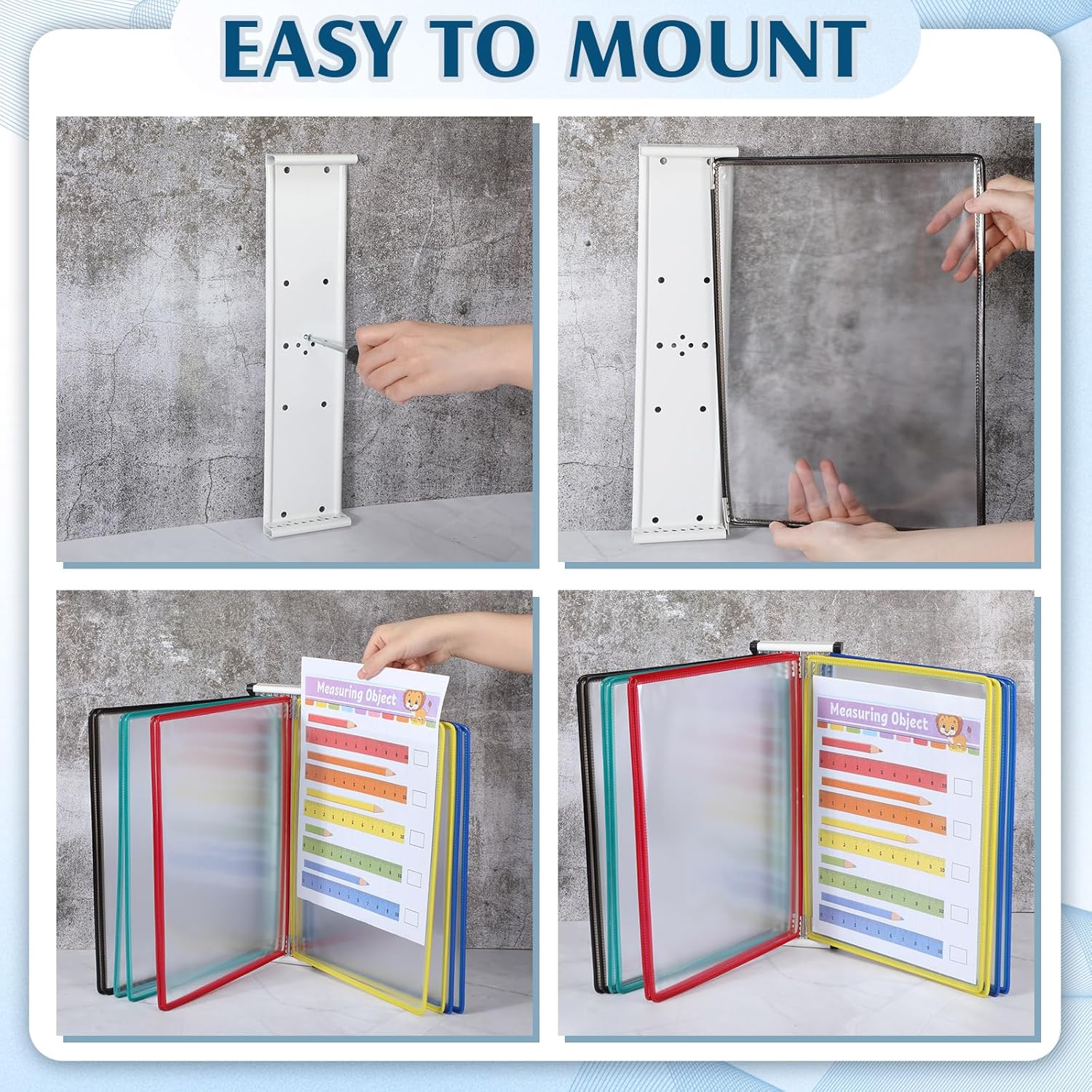 Wall Mount Reference Organiser - Catalogue Display Rack
