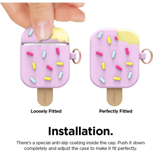 Elago Ice Cream Case for AirPods Pro 2 - Lavender