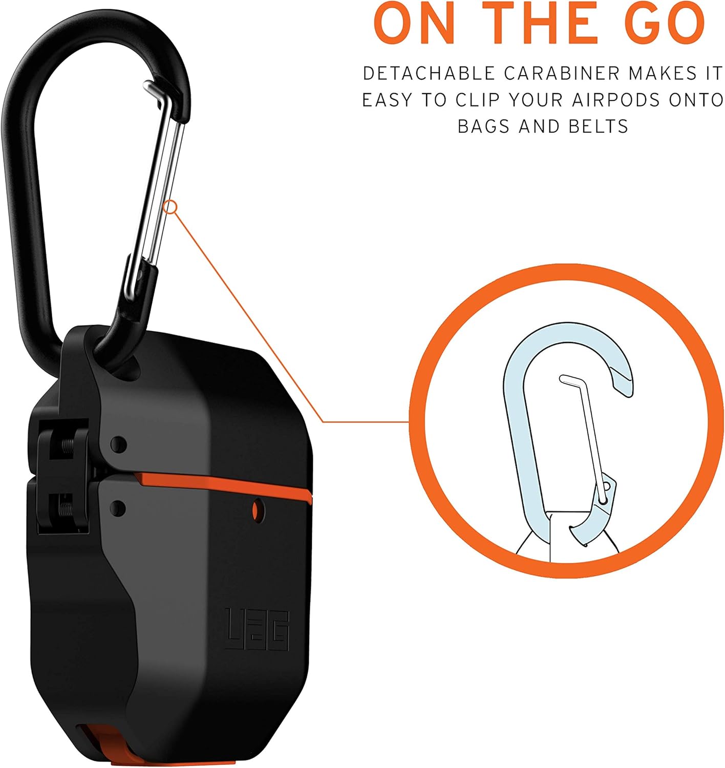 UAG Apple AirPods Hardcase Case - Black