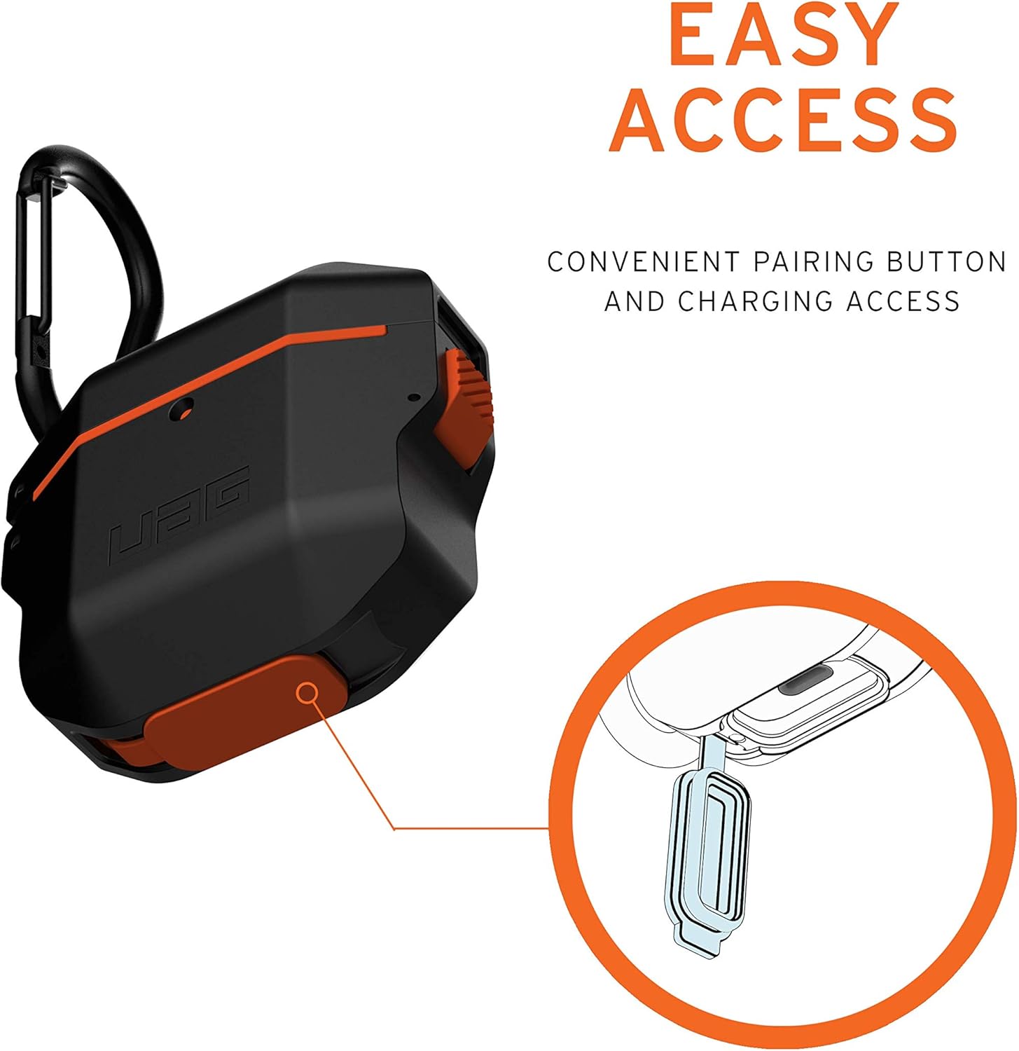 UAG Apple AirPods Hardcase Case - Black