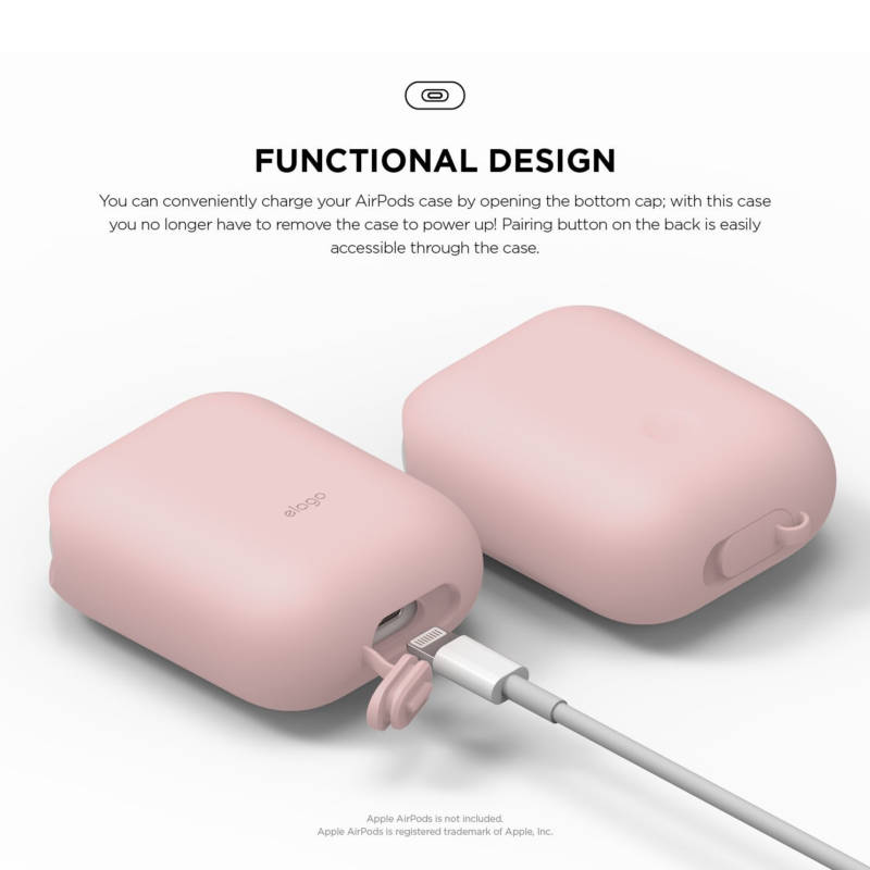 Elago Airpods Waterproof Case - Lovely Pink