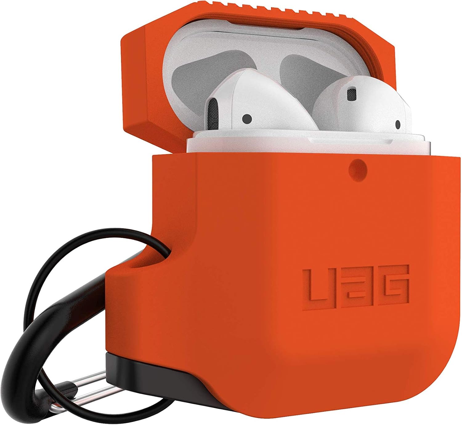 UAG Apple AirPods 1&2 Silicone Case - Orange & Grey