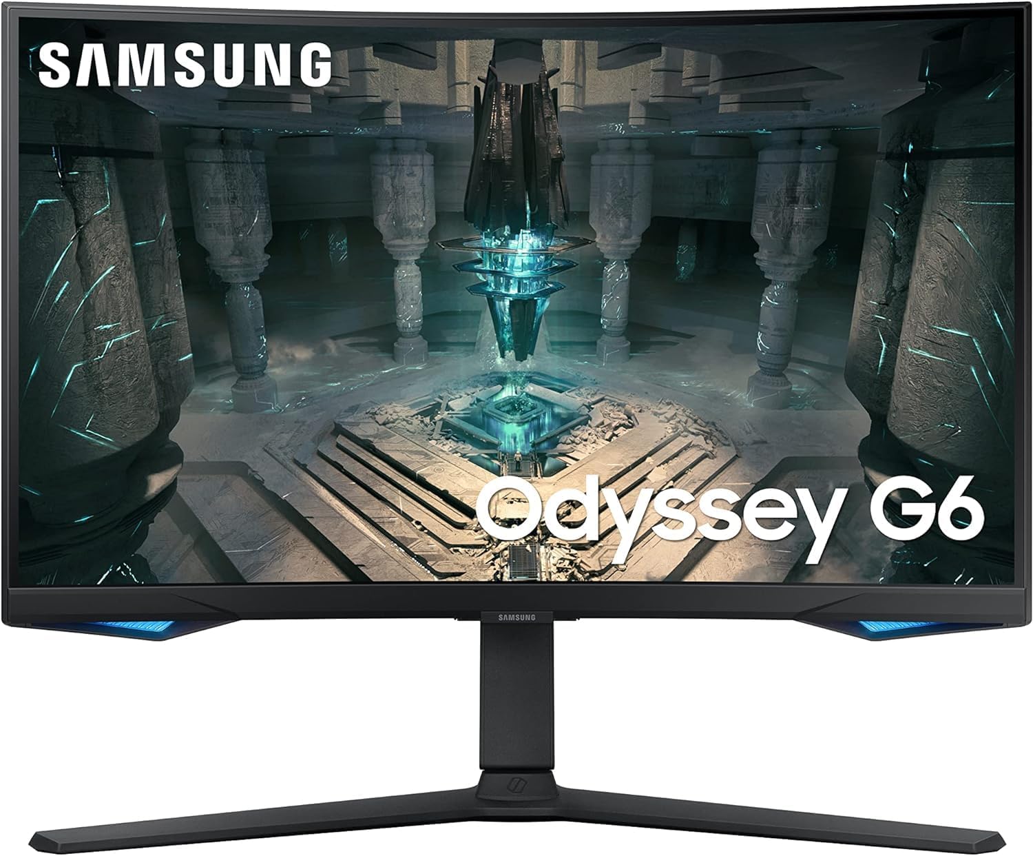 Samsung 32-inch Odyssey G6 32-Inch Curved QHD 240Hz 1ms Smart Gaming Monitor