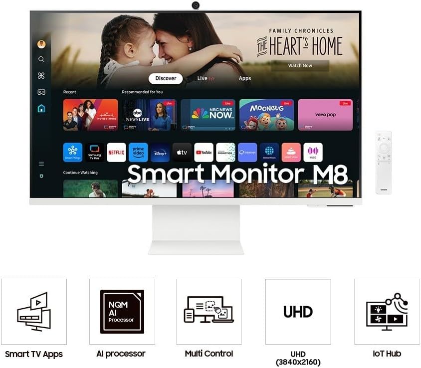 Samsung 32" M80D Smart Screen for Multi Device Experience