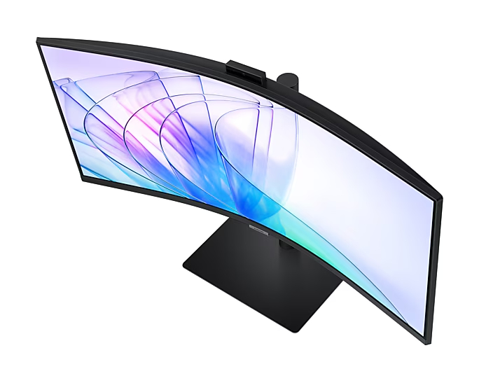 Samsung 34" ViewFinity S6 5VC Curved WQHD Webcam Business Monitor, 100Hz Refresh Rate,Built-In Speaker and Camera