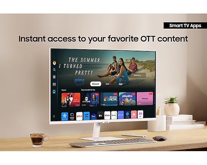 Samsung 32" M70D Smart Screen for Multi-Device Experience