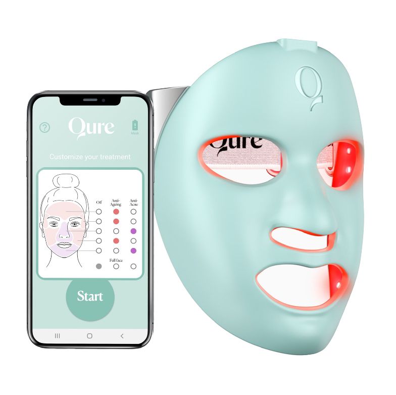Qure Rejuvalight Pro Facewear LED Mask &ndash; Anti-Aging & Acne Treatment