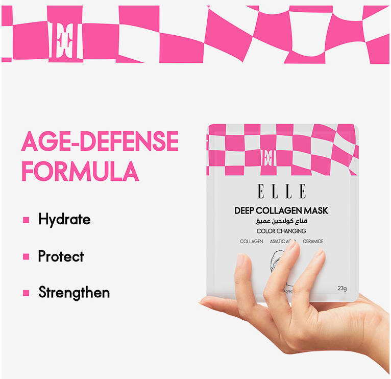 ELLE Deep Collagen Color Changing Mask