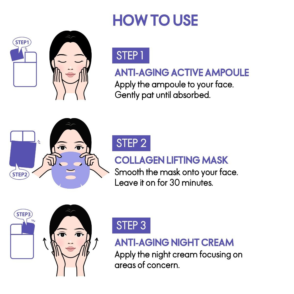 ELLE Anti Aging Hyaluron Moisture Mask
