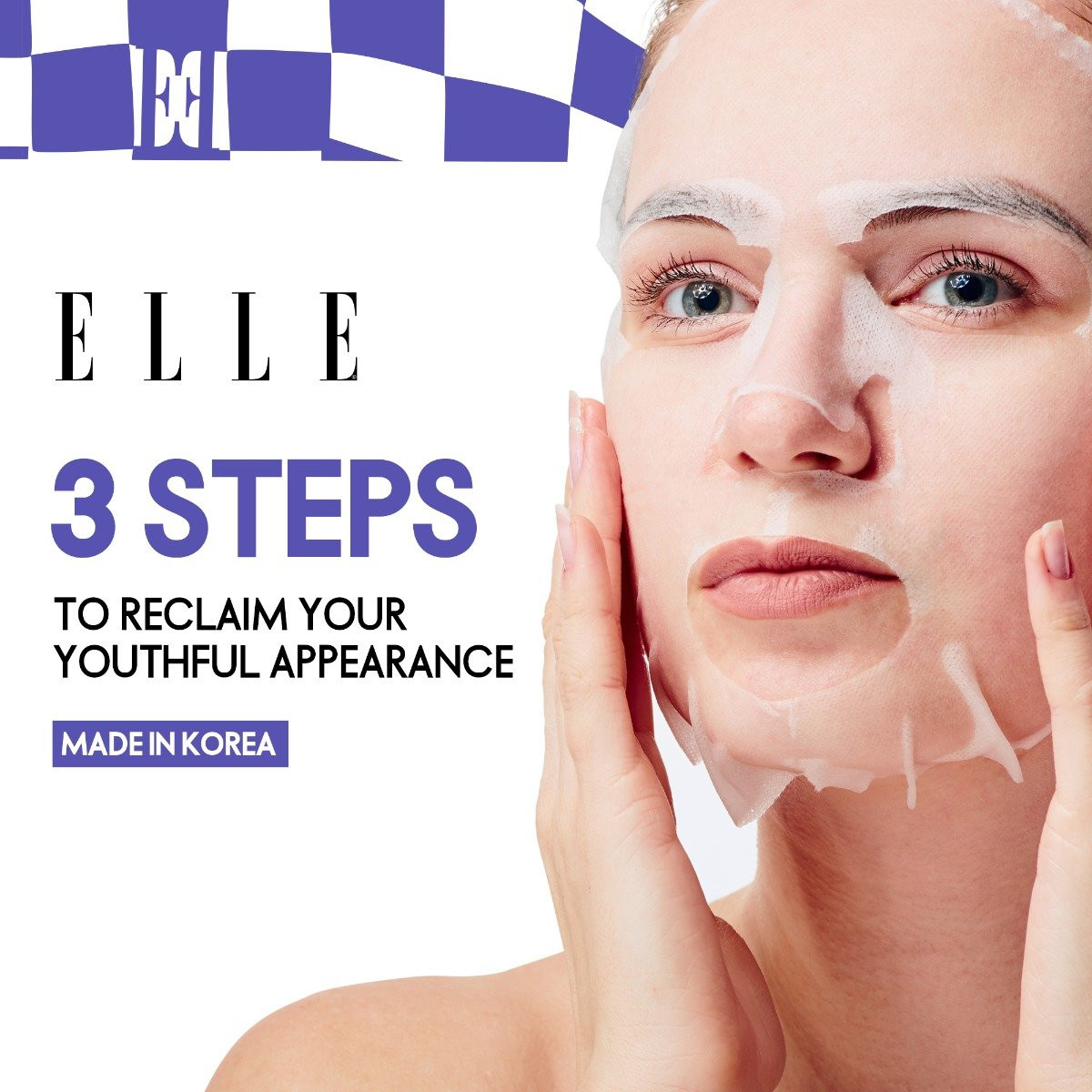ELLE Anti Aging Hyaluron Moisture Mask