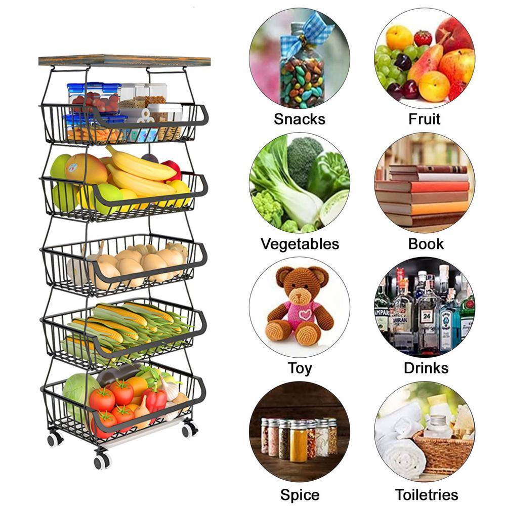 Miralux Fruit Basket 6-layer