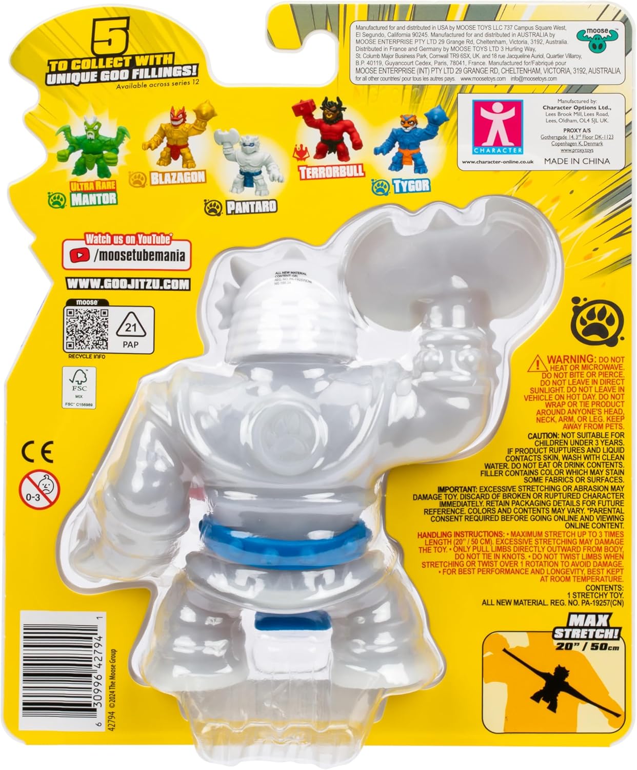MOOSE ENTERPRISES Hero Goo Jit Zu S12 Smash Strikers Hero Pack-pantaro