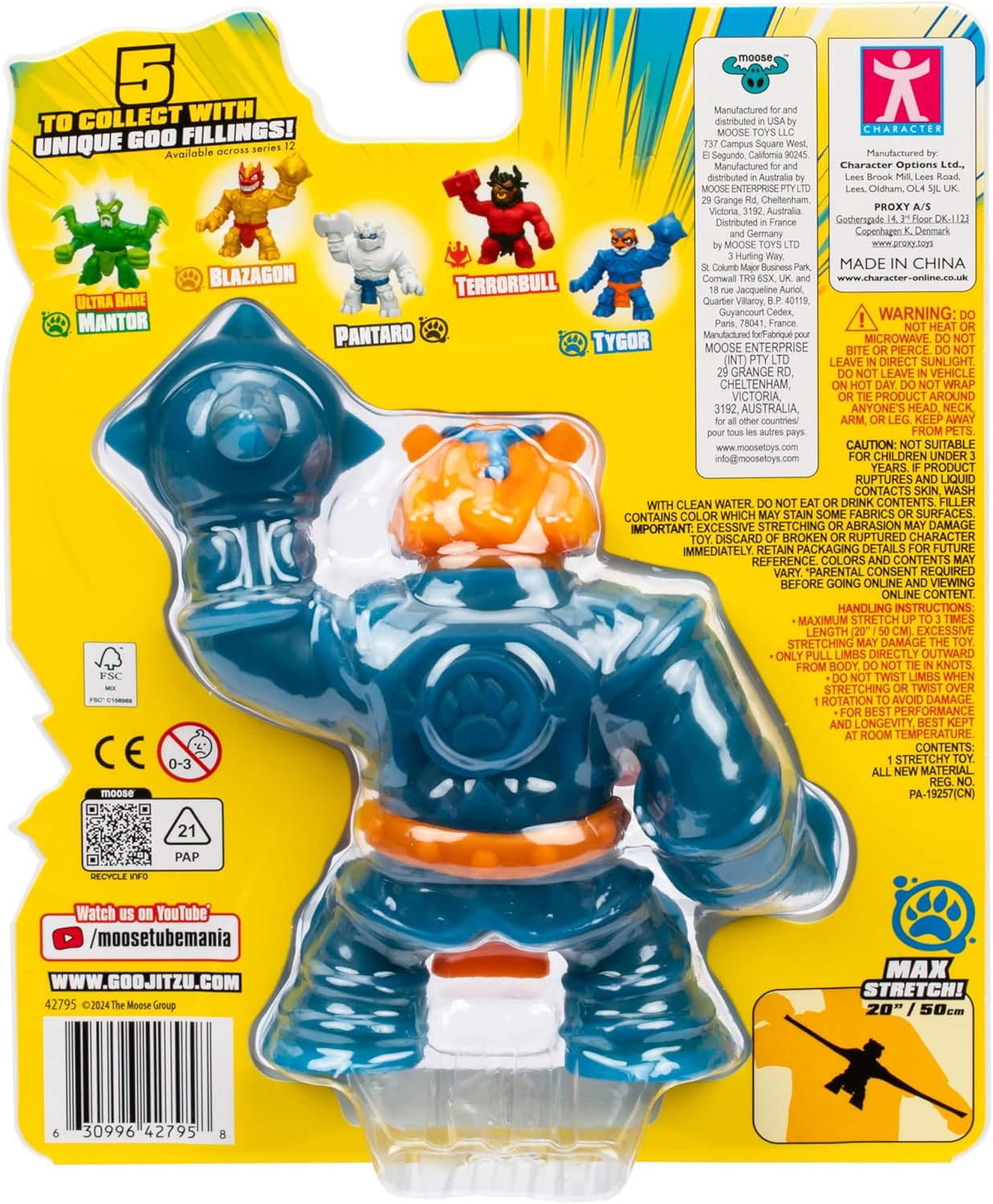 MOOSE ENTERPRISES Hero Goo Jit Zu S12 Smash Strikers Hero Pack - tygor