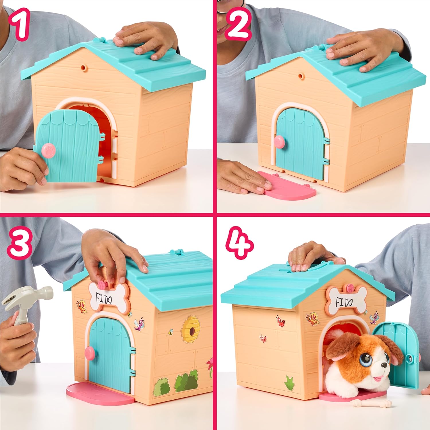 MOOSE ENTERPRISES Little Live Pets My Puppys Home S2 Mini Playset Orange