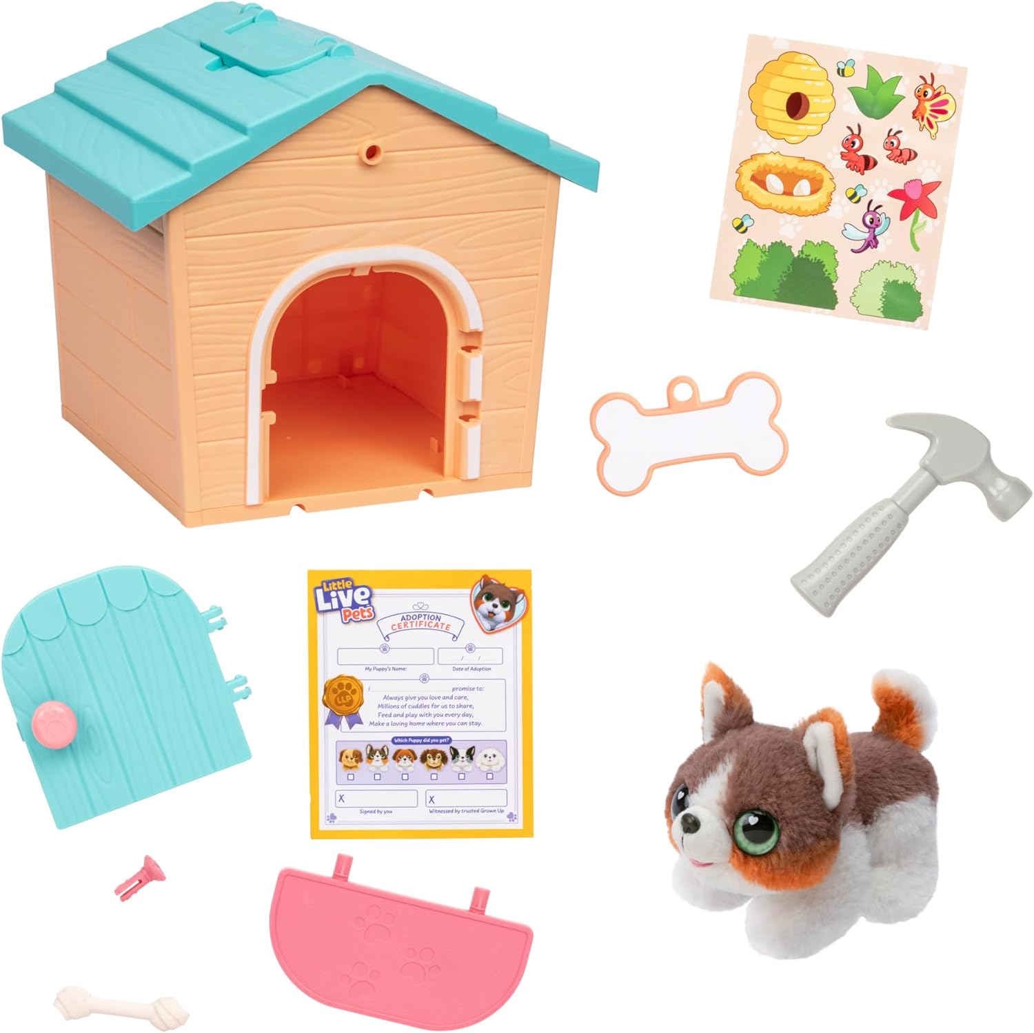 MOOSE ENTERPRISES Little Live Pets My Puppys Home S2 Mini Playset Orange