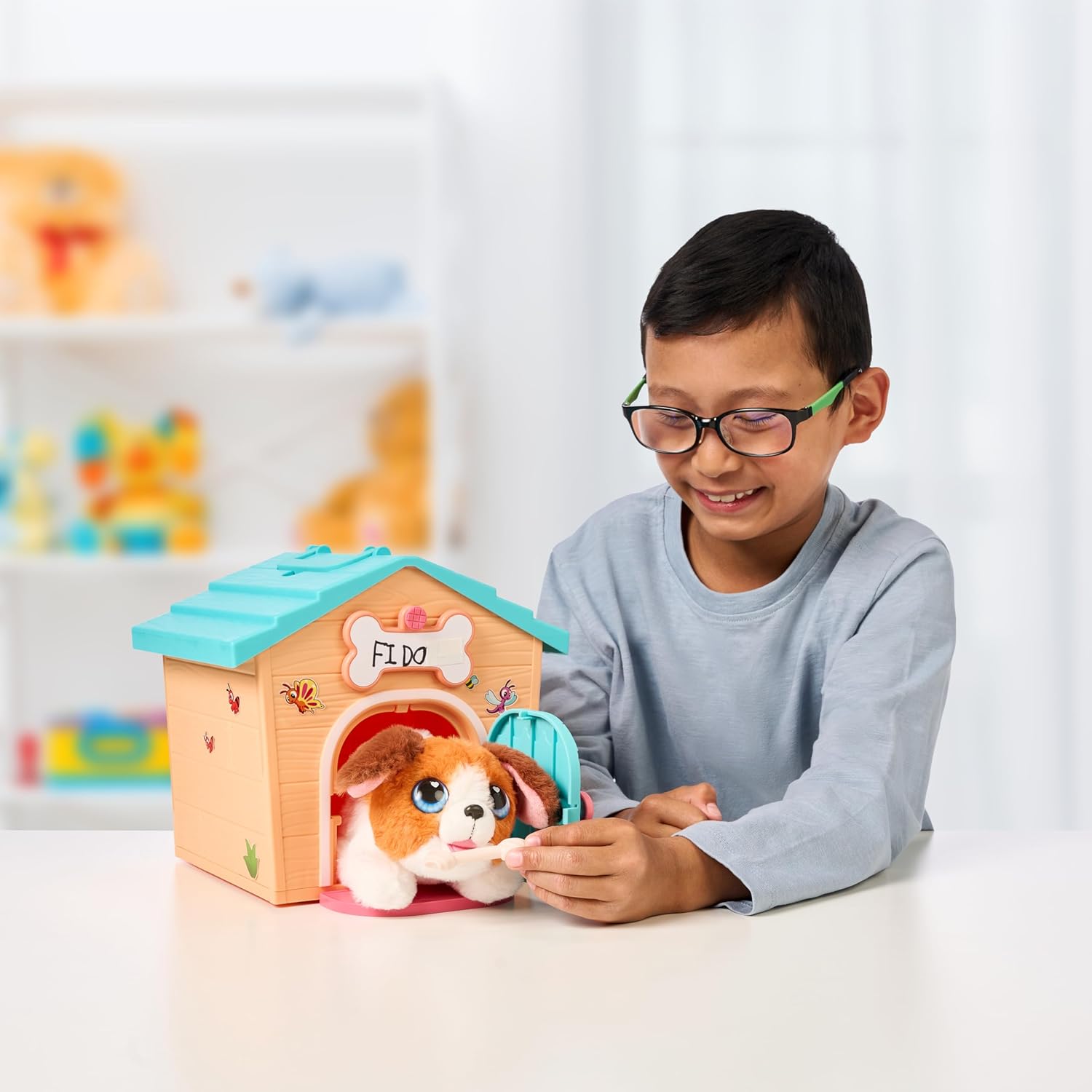 MOOSE ENTERPRISES Little Live Pets My Puppys Home S2 Mini Playset Orange