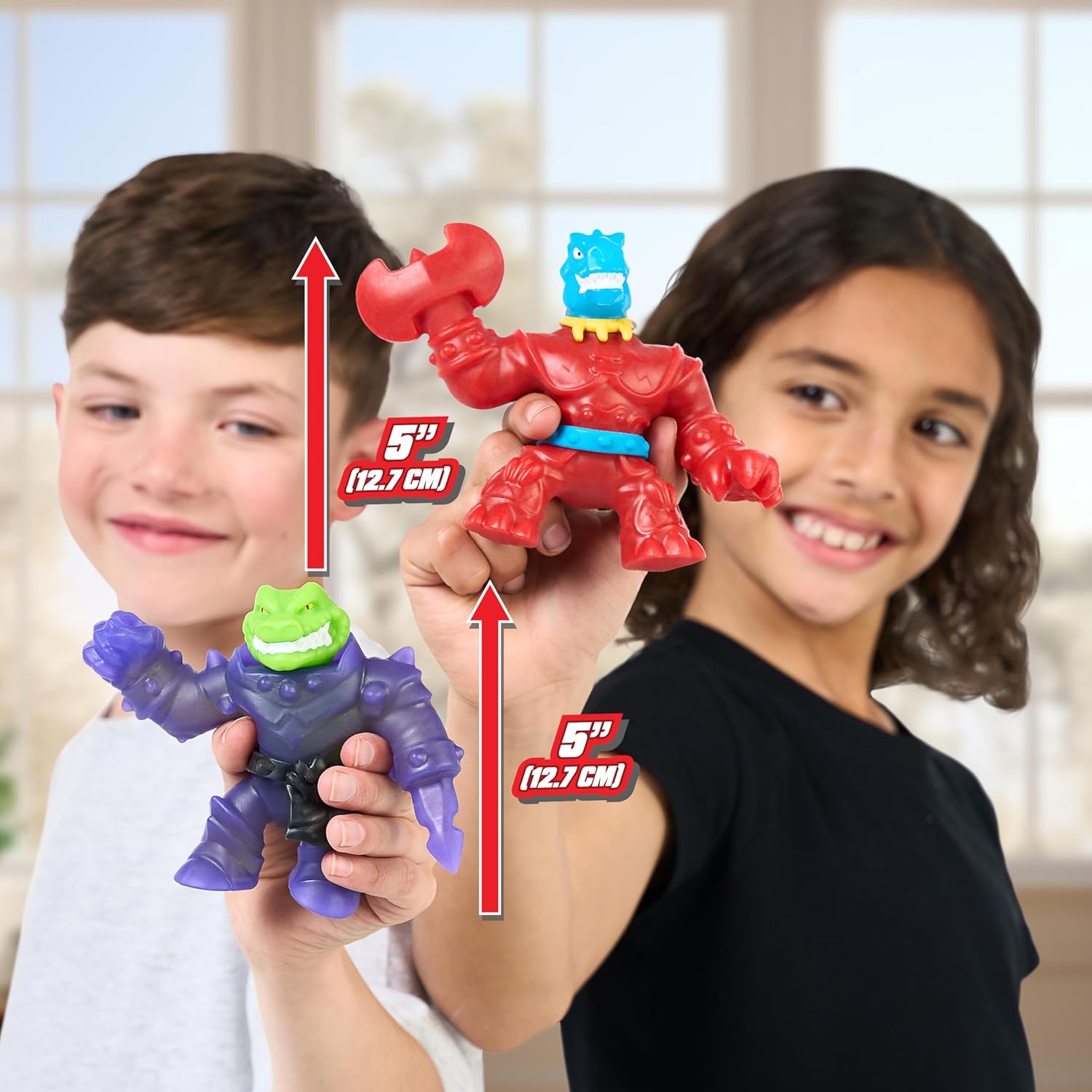 MOOSE ENTERPRISES Hero Goo Jit Zu Strikers Versus Pack Tyro vs Rock Jaw