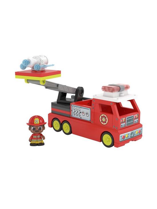 MOOSE ENTERPRISES Tile Town Fire Truck Lights and Sounds Tile Set