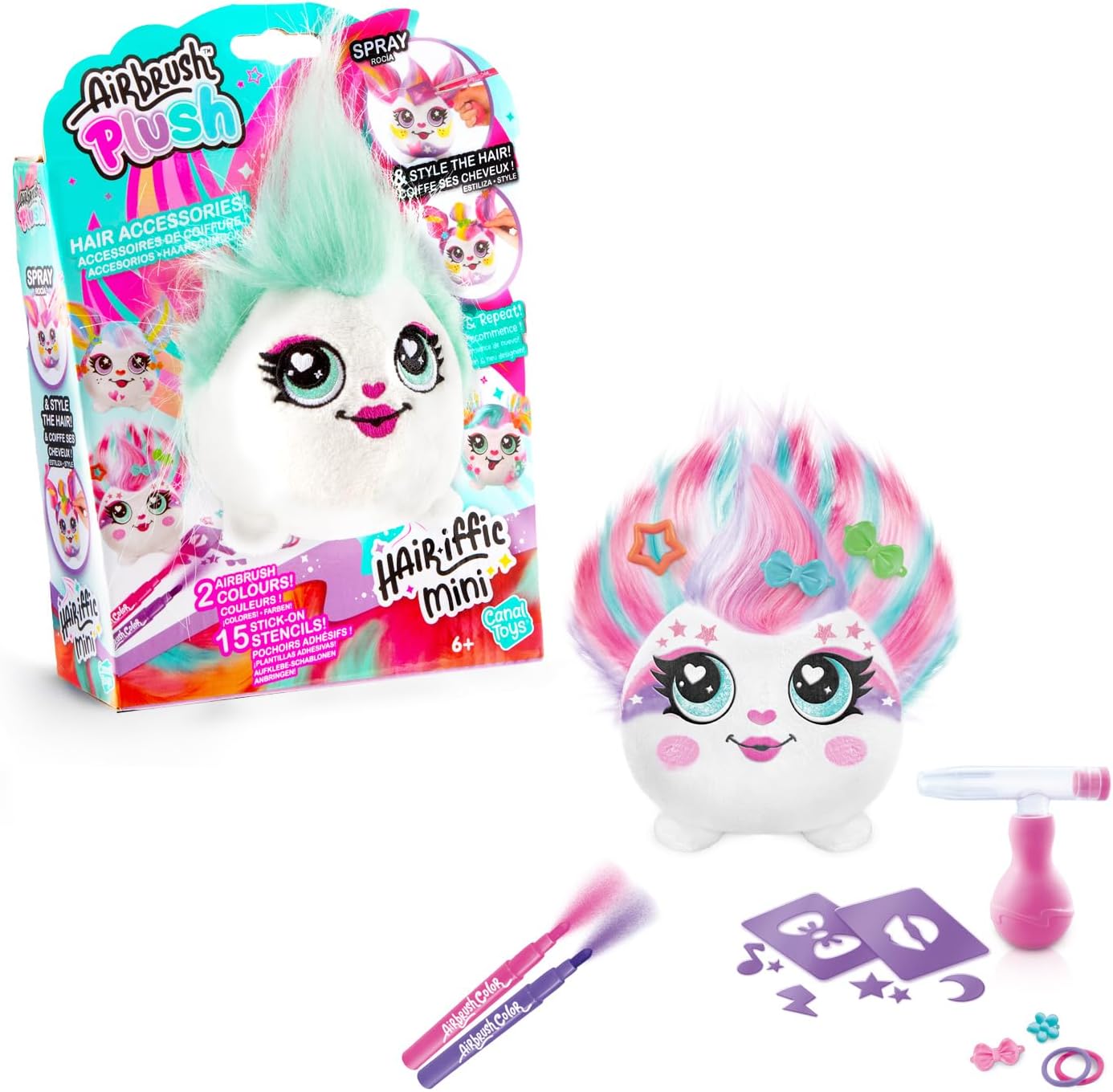 Canal Toys Air Brush Plush - Hairiffic Mini